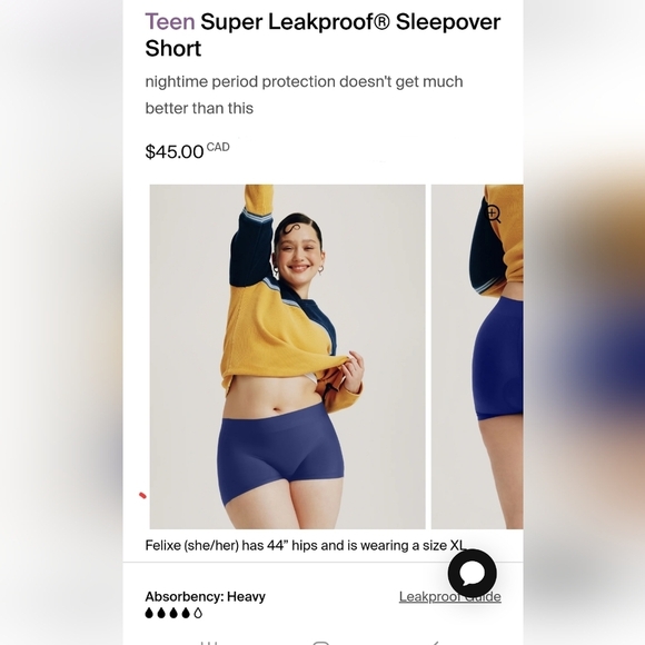 Knix-NWOT Super Leakproof® Sleepover Short - Picture 9 of 9